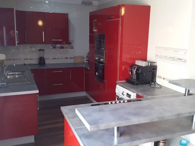 Cuisines en panneaux High Gloss